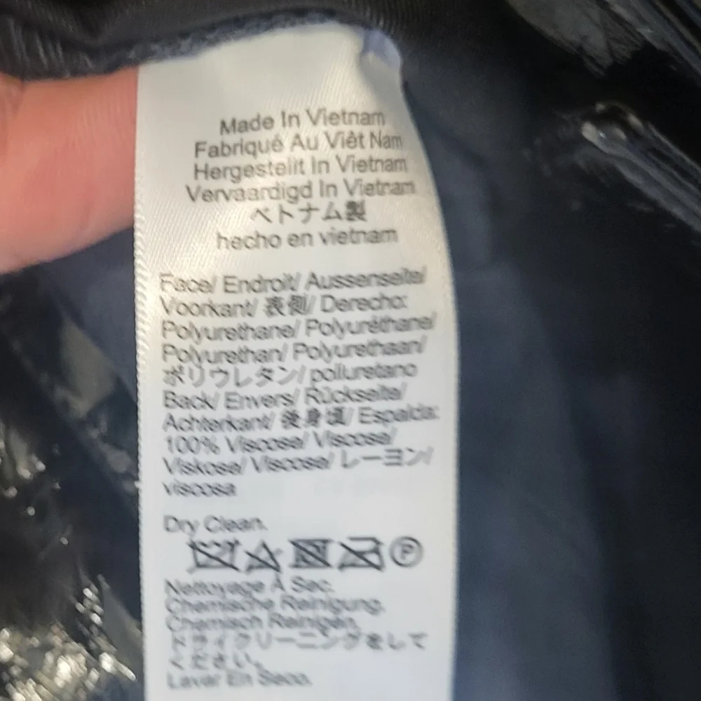 J Crew Black Classic Straight Faux Leather Pants Size 30 New!! - Picture 9 of 13